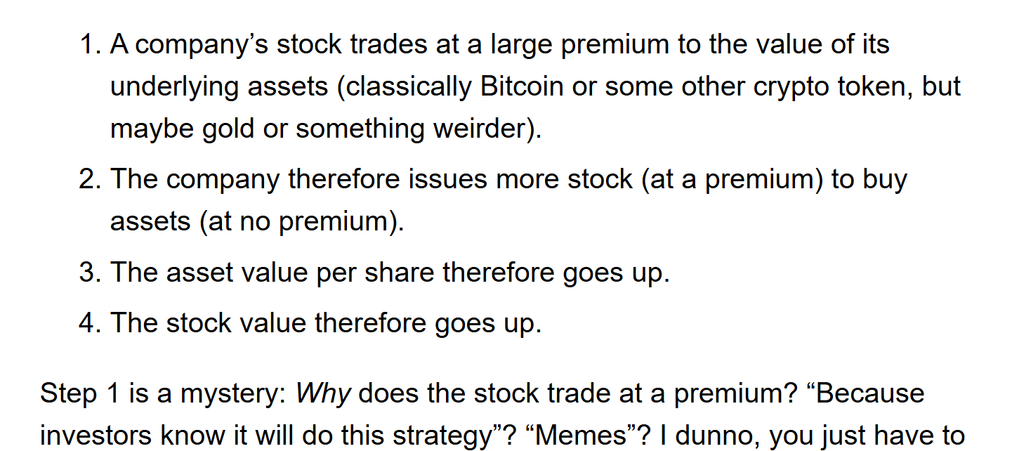 GameStop as a (Bitcoin?) Treasury Company (Bloomberg/Money Stuff, Matt  Levine)  stacker news