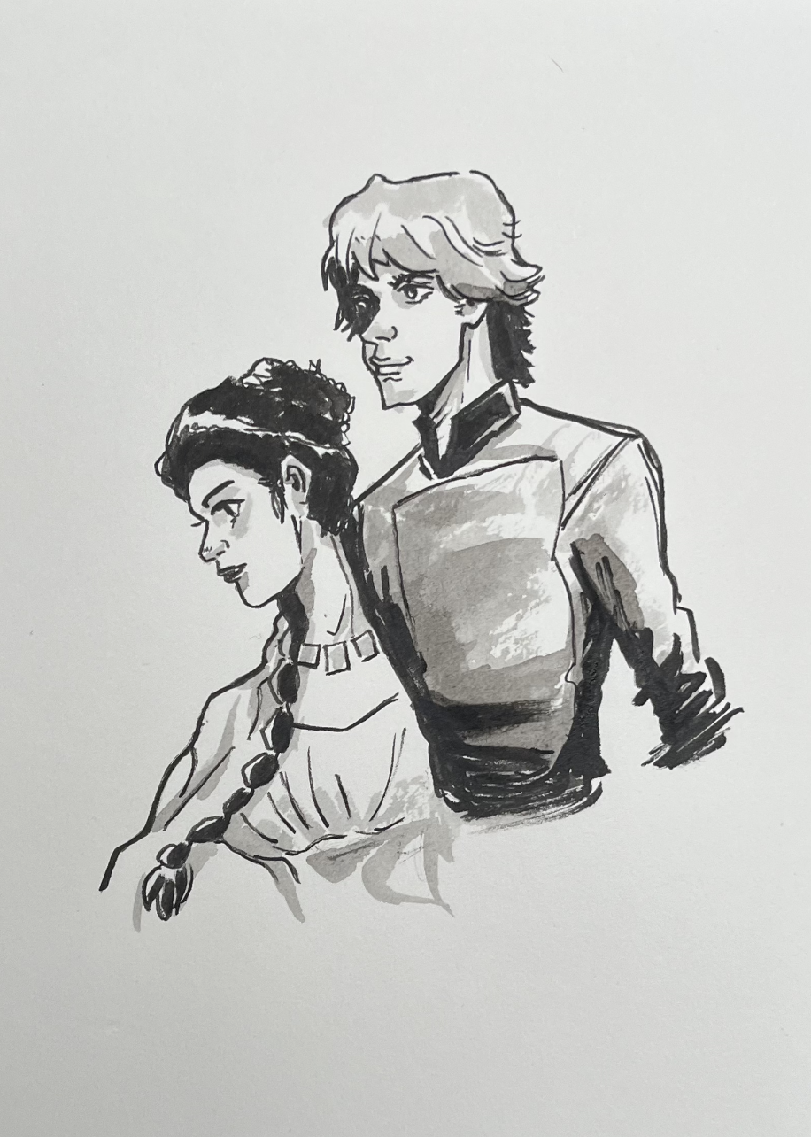 luke and leia